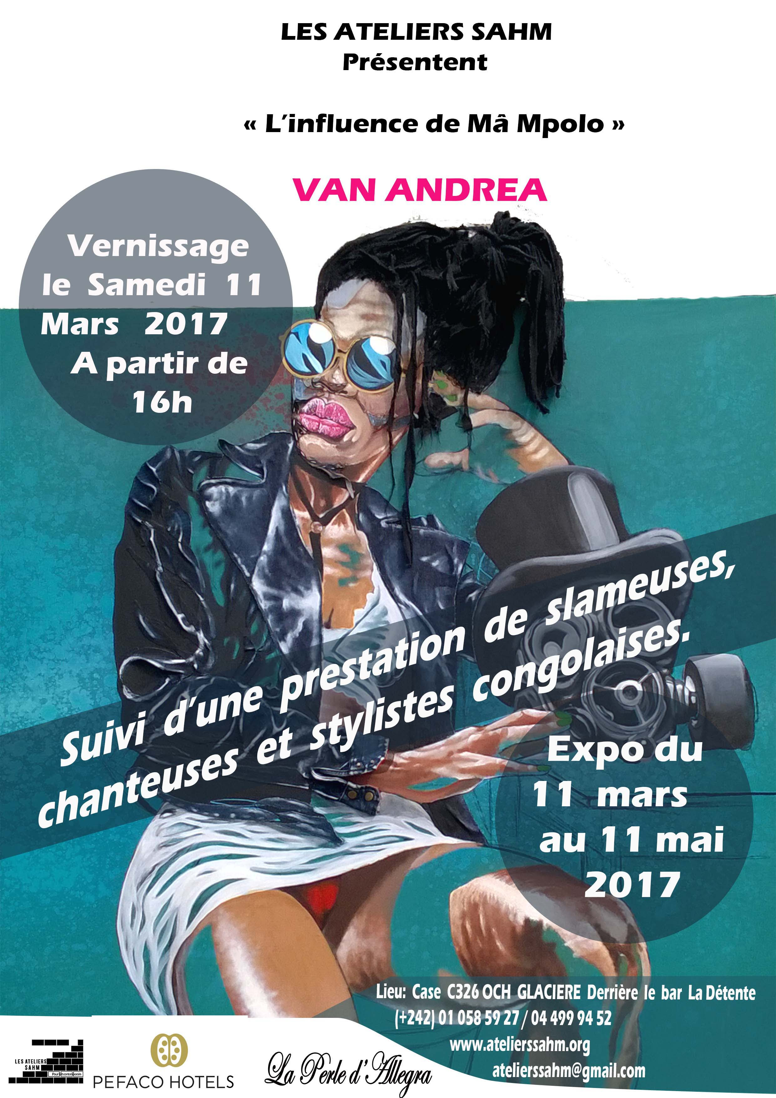 Exposition Van ANDREA – L’influence de Mâ Mpolo