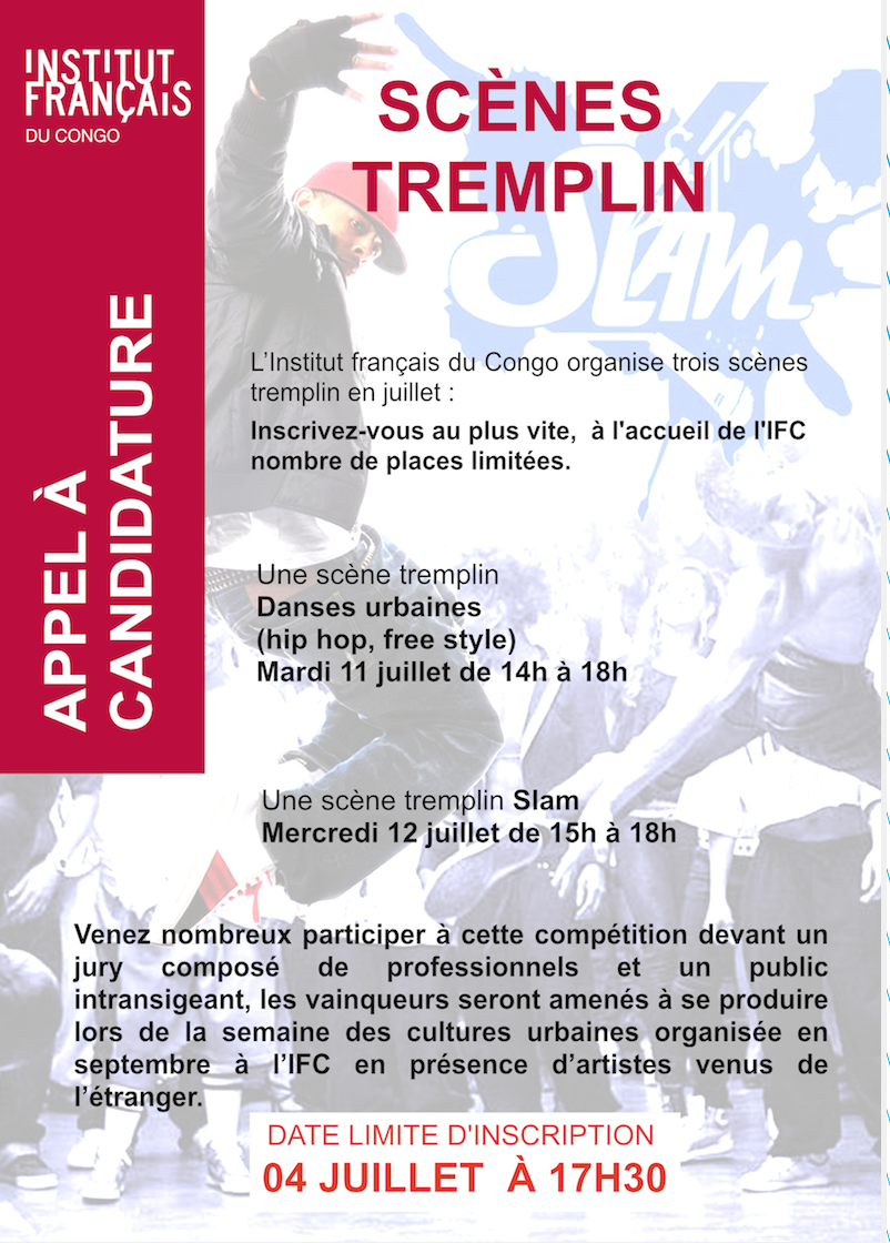APPEL A CANDIDATURES jusqu’au 4 juillet